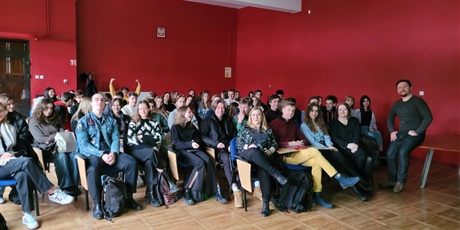 Powiększ grafikę: Uczestnicy spotkania z firmą KAINOS Gdańsk 