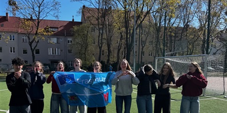 Powiększ grafikę: Uczestnicy biegu Erasmus+