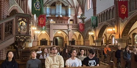 Powiększ grafikę: Zwiedzanie Gdańska śladami Guntera Grassa przez studentów Uniwersytetu w Saarbrucken