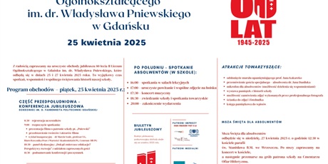 Powiększ grafikę: Plakat jubileuszowy