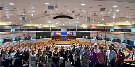 Powiększ grafikę: Klasa 4b na wycieczce w Parlamencie Europejskim