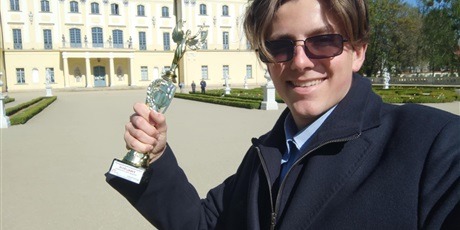 Powiększ grafikę: Michał Ginter finalista Olimpiady Wiedzy o Unii Europejskiej