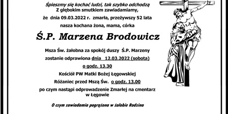 Pani Marzena Brodowicz