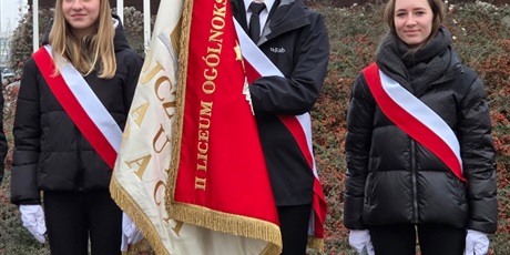 Wydarzenia grudniowe - uroczystość przy Pomniku Poległych Stoczniowców.