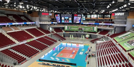 Powiększ grafikę: Ergo Arena w pełnej krasie - widok z górnych kondygnacji.