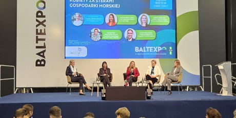 Powiększ grafikę: Panel dyskusyjny podczas Dni Edukacji i Kariery w BaltExpo