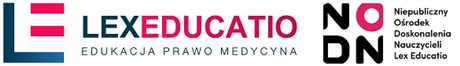 Powiększ grafikę: Logo firmy LEXEDUCATIO, która jest odpowiedzialna za politykę prywtaności w szkole