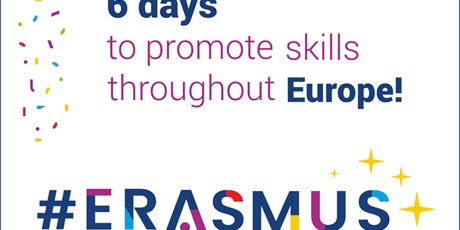 Powiększ grafikę: Plakat informujący o Dniach Erasmusa